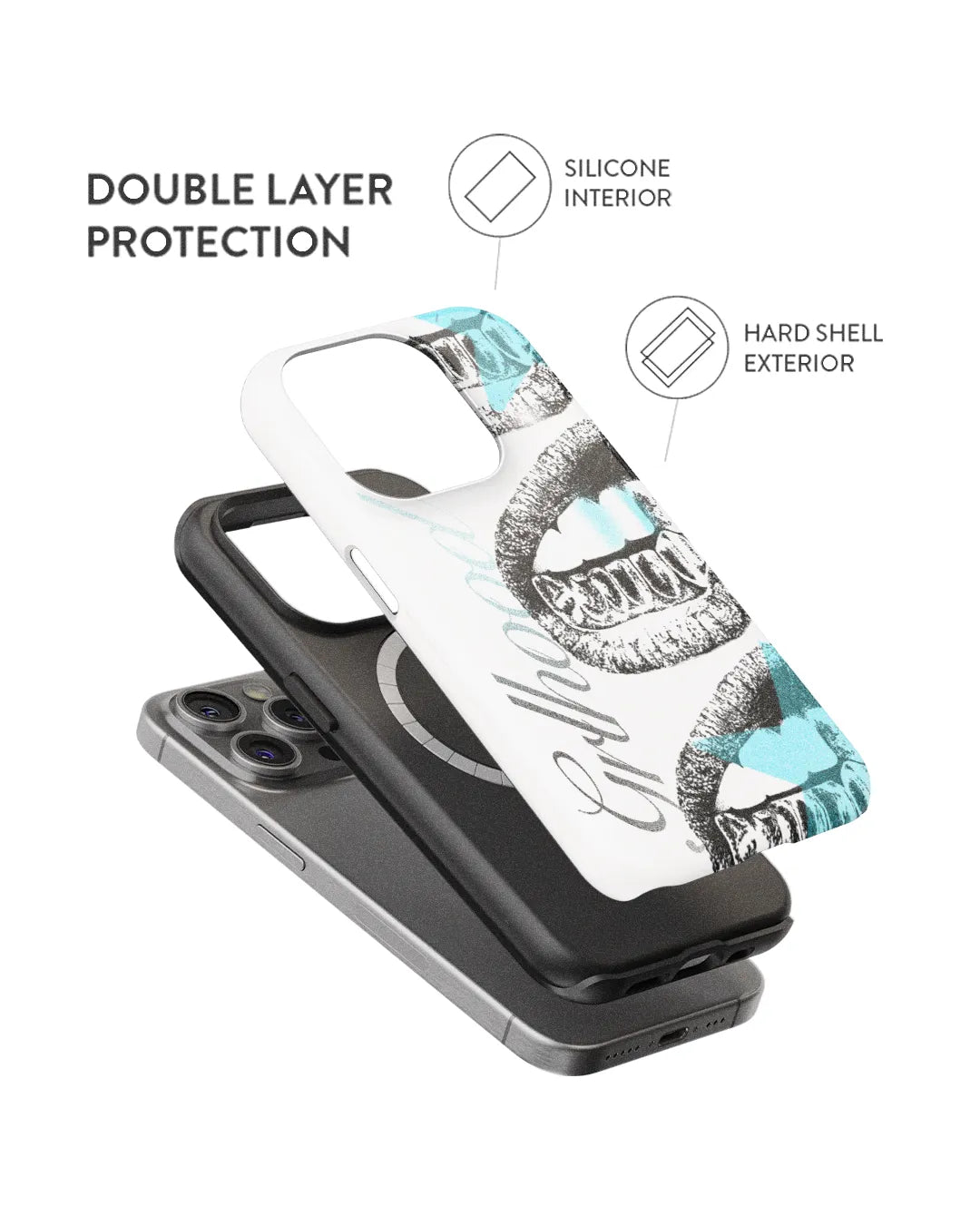 FANGS Cyan MAGSAFE ARMOURED BLACK 2