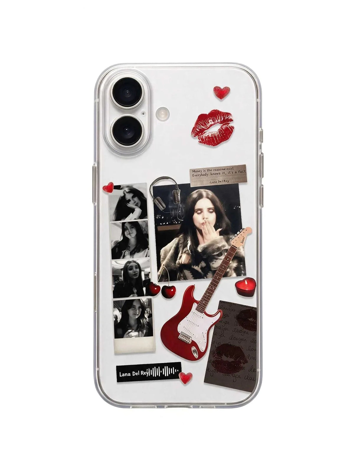 Cherry Veil clear case