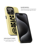 @PEACE Yellow MAGSAFE ARMOURED BLACK  4