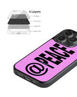 @PEACE Pink 3 BLACK GLASS
