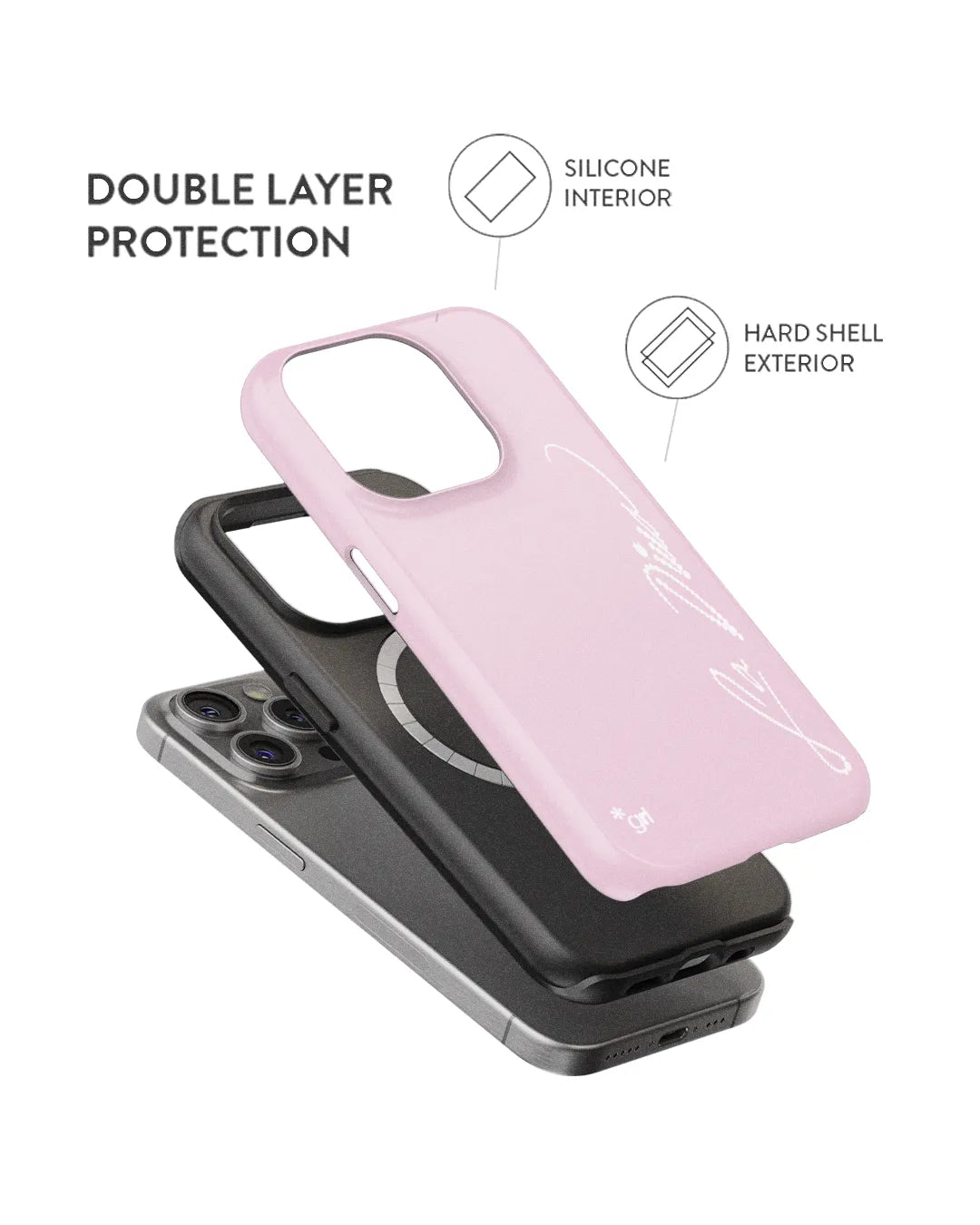 La Diva Pink MAGSAFE ARMOURED BLACK 2