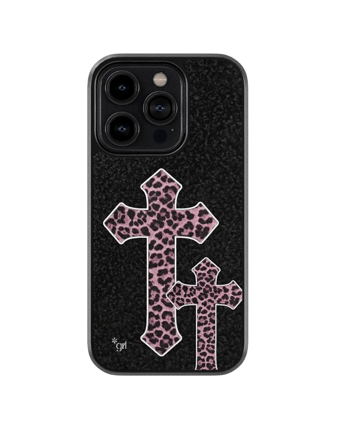 CRUCIFY Pink 1 BLACK GLASS