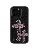 CRUCIFY Pink 1 BLACK GLASS