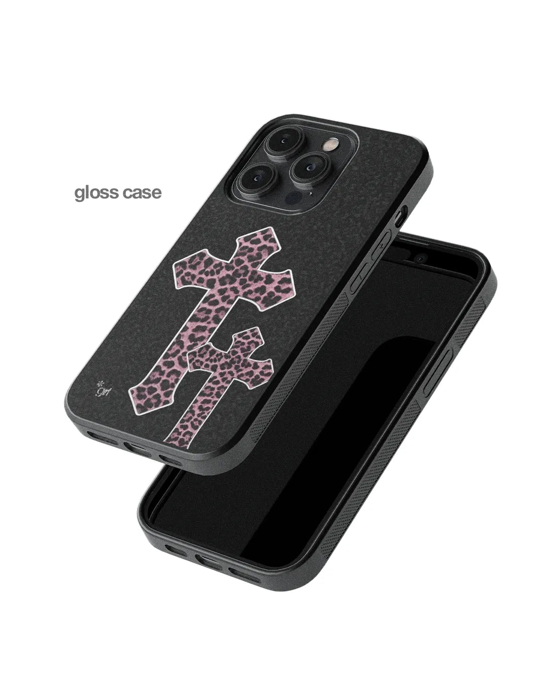 CRUCIFY Pink 2 BLACK GLASS
