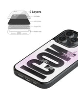 #ICON Pink 3 BLACK GLASS
