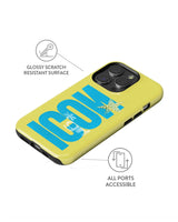 #ICON Yellow MAGSAFE ARMOURED BLACK 3